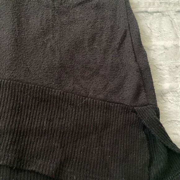 Time & Tru women S scoopneck batwing loose fit longsleeve sweater black - Picture 6 of 12